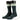 K217 Slogan Embroidery Double Layer Socks