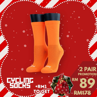 Footer Christmas Cycling Socks Bundle RM89 (2 in 1)