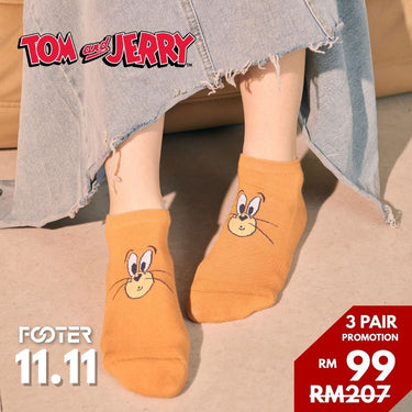 Tom and Jerry Signature Jerry FOOTER Socks TJ09