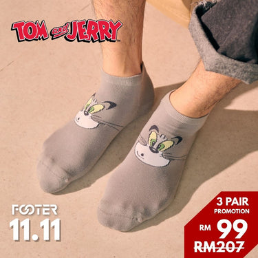 Tom and Jerry Signature Tom FOOTER Socks TJ08