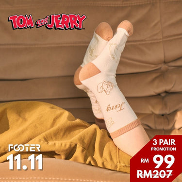Tom and Jerry Wonder Fantasy Jerry FOOTER Socks TJ05K (Kids)