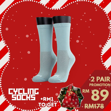 Footer Christmas Cycling Socks Bundle RM89 (2 in 1)