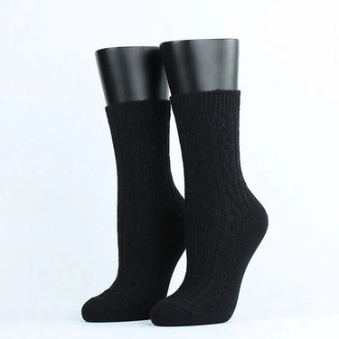 Plain Lightweight Casual Wool Socks W189M