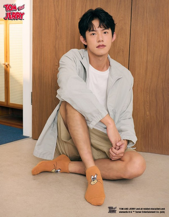 Tom and Jerry Signature Jerry FOOTER Socks TJ09