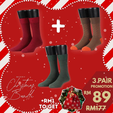 Footer Christmas Special Casual Bundle RM89 (3 in 1)