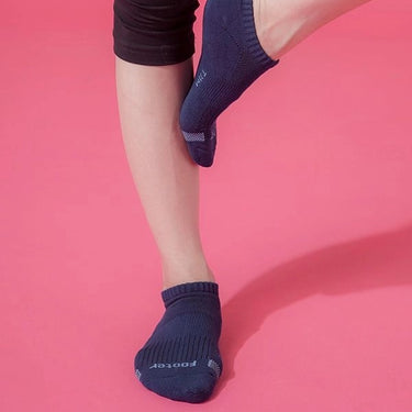 Plain Colour Monochrome Counter Air Cushion Socks T31M