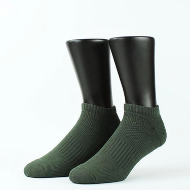 Plain Light Pressure Boat Socks T110M