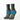 X-Type Dual-Directional Pressure Relief Arch Support Ankle Socks With Thick Cushioning T106M