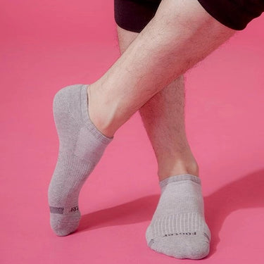 Plain Colour Monochrome Counter Air Cushion Socks T31L