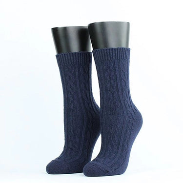 Plain Lightweight Casual Wool Socks W189M