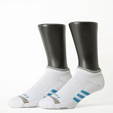 Light Pressure Three-Line Sports Ankle Socks With Thick Cushioning T104XL