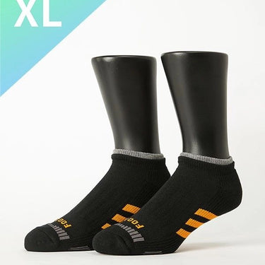 Light Pressure Three-Line Sports Ankle Socks With Thick Cushioning T104XL