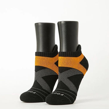 X-Type Dual-Directional Pressure Relief Arch Support Ankle Socks With Thick Cushioning T106M