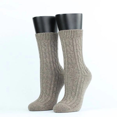 Plain Lightweight Casual Wool Socks W189M