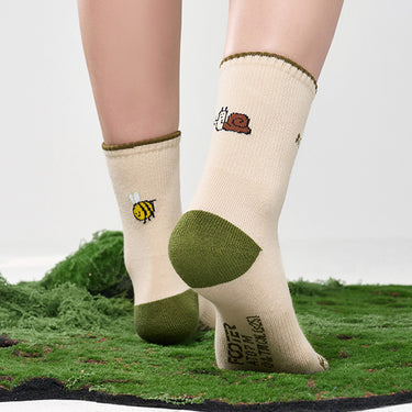 【Adventure Time | Snail & Bee Socks AT07】