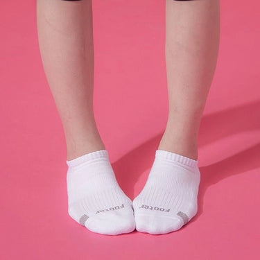 Plain Colour Monochrome Counter Air Cushion Socks T31M