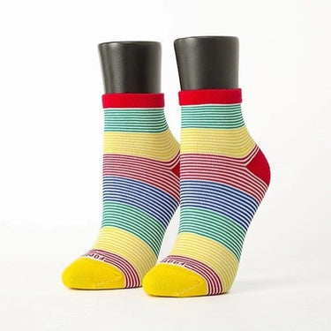 FQ08 Rainbow Striped Socks