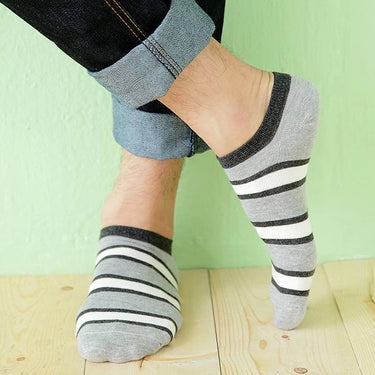 Dual-Tone Striped Socks ZH710L