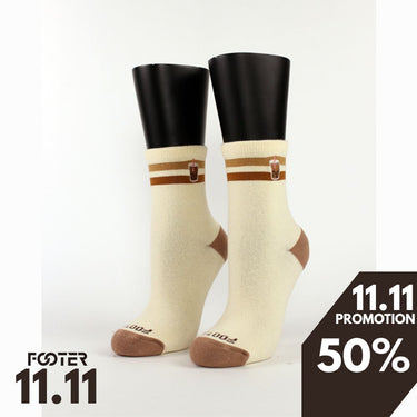 Q251 Micro Molecular Anti-Bacterial Milk Tea Socks