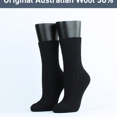 Plain Lightweight Casual Wool Socks W189M