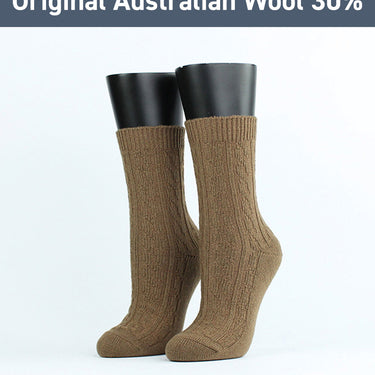 Plain Lightweight Casual Wool Socks W189M