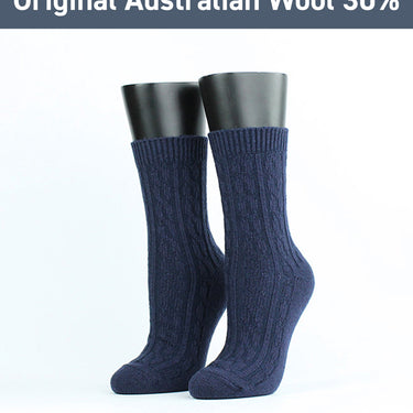 Plain Lightweight Casual Wool Socks W189M