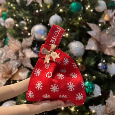 FOOTER Premium Christmas Knitted Gift Bag