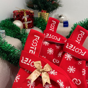 FOOTER Premium Christmas Knitted Gift Bag