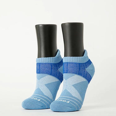 X-Type Dual-Directional Pressure Relief Arch Support Ankle Socks With Thick Cushioning T106M